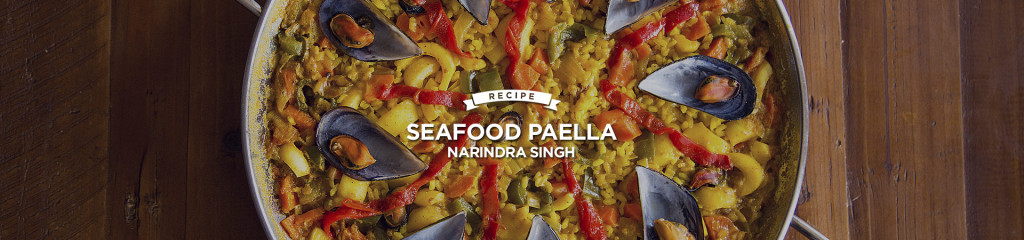 WINNER - Narindra Singh's Seafood Paella